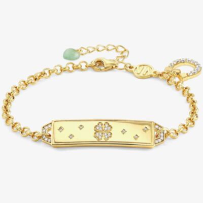 Nomination Talismani Gold Tone & Cubic Zirconia Luck Bracelet 149505/022