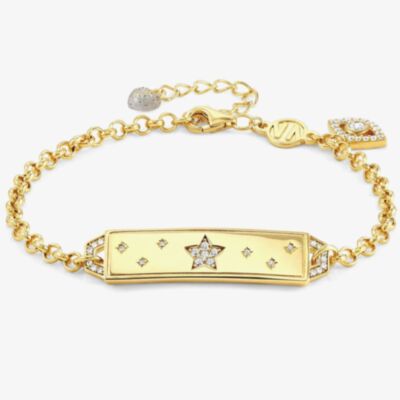 Nomination Talismani Gold Tone & Cubic Zirconia Light Bracelet 149505/023