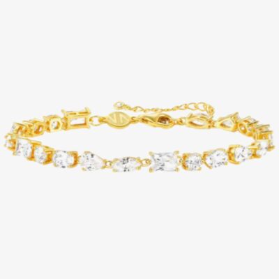 Nomination Colour Wave Gold Plated Multi-Cut Cubic Zirconia Bracelet 149801/014