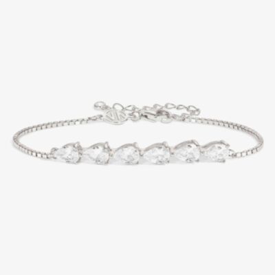 Nomination Colour Wave Sterling Silver 6 Pear Stone Bracelet 149811/001