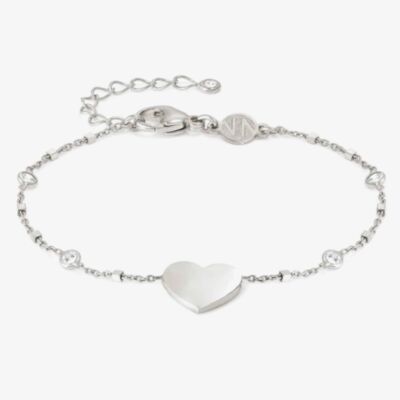 Nomination Messaggi D'Amore Engravable Heart Round Cubic Zirconia Bracelet 241209/022