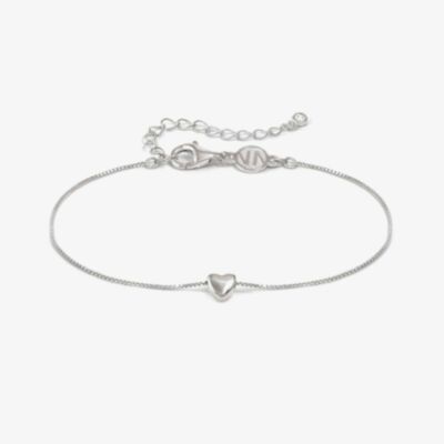 Nomination Armonica White Rhodium Cubic Zirconia Heart Pendant Bracelet 241302/004
