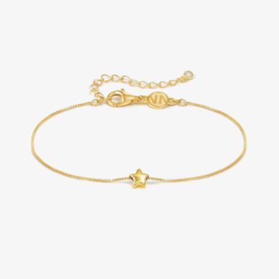Nomination Armonica Gold Plated Cubic Zirconia Star Pendant Bracelet 241302/009