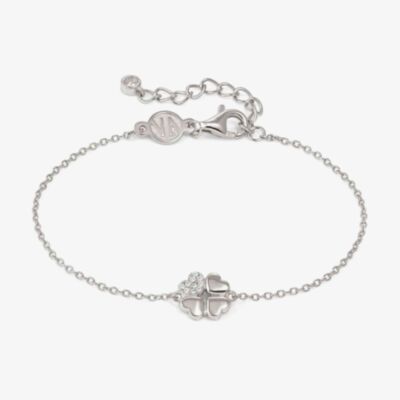 Nomination Petit Sparkle Silver Clover Bracelet 242300/001