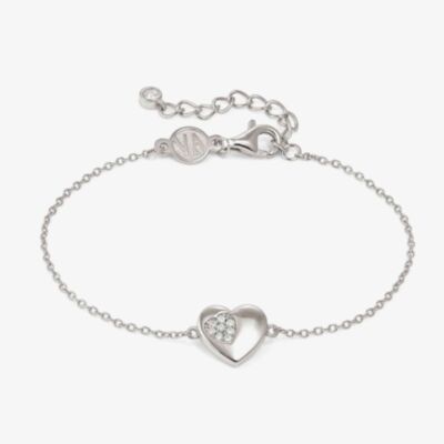 Nomination Petit Sparkle Silver Heart Bracelet 242300/004