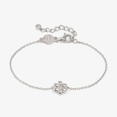 Nomination Petit Sparkle Silver Flower Bracelet 242300/010