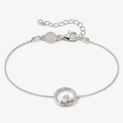 Nomination Dream Beats Silver Cubic Zirconia Circle Bracelet 242601/043