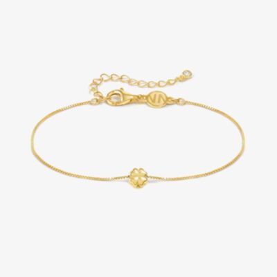Nomination Armonica Gold Plated Four Leaf Clover Bracelet 241302/003