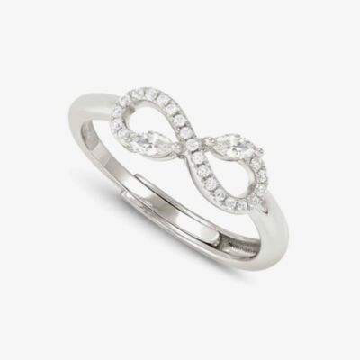 Nomination Shine Me Up Multi Cut Cubic Zirconia Infinity Ring 241900/010