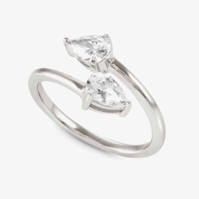 Nomination Colour Wave Sterling Silver Adjustable Pear Stone Ring 149810/006 (O 1/2-Q)
