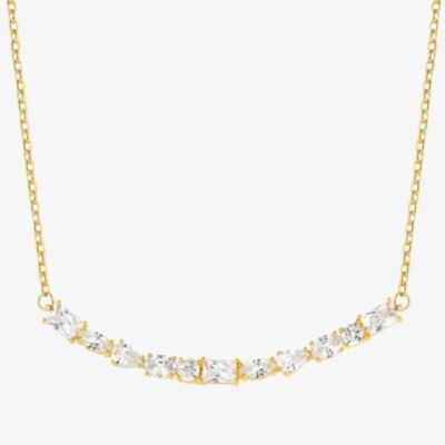 Nomination Colour Wave Gold Plated Multi-Cut Cubic Zirconia Necklace 149802/014