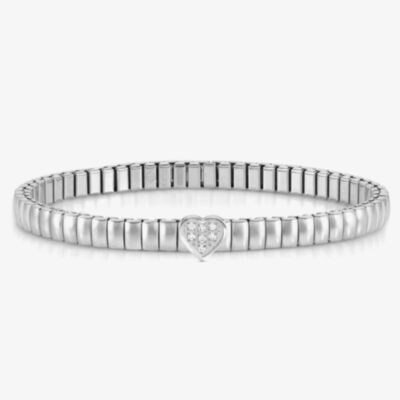 Nomination XTE Life Stainless Steel Cubic Zirconia Heart Bracelet 046007/004