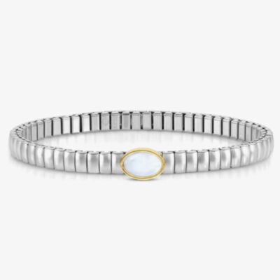 Nomination XTE Life Stainless Steel Mother of Pearl Oval Bracelet 046009/126