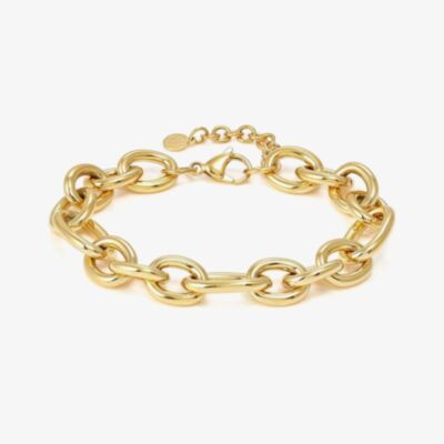 Nomination Ecclettica Gold 24cm Oval Link Bracelet 134304/012