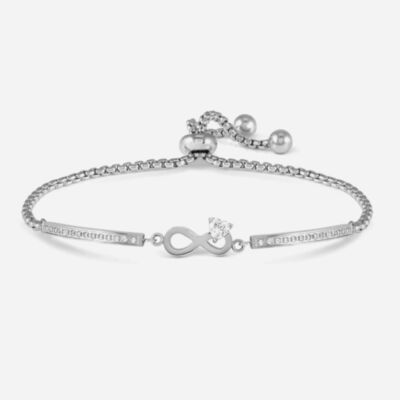 Nomination Milleluci Silver Infinity Heart Toggle Bracelet 028019/024