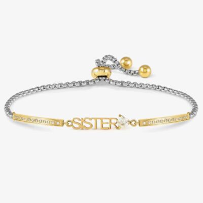 Nomination Milleluci Silver & Gold Tone Sister Bracelet 028027/008