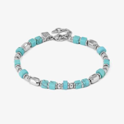 Nomination InstinctStyle Stainless Steel & Turquoise Stones Infinity Bracelet 027936/003