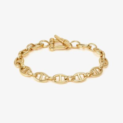 Nomination Ecclettica Stainless Steel& Yellow PVD Marina Chain Large Bracelet 134303/012 (L)