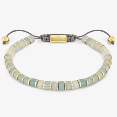 Nomination InstinctStyle Gold Finish Stainless Steel Amazonite Bracelet 027927/037
