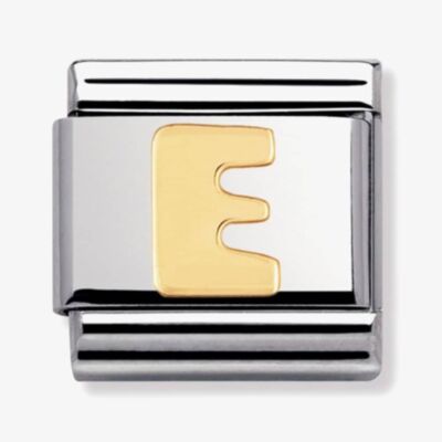 Nomination CLASSIC Gold Letters E Charm 030101/05
