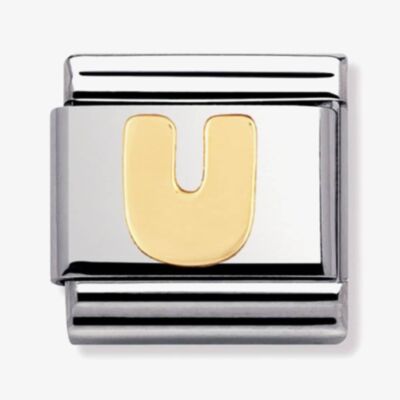 Nomination CLASSIC Gold Letters U Charm 030101/21