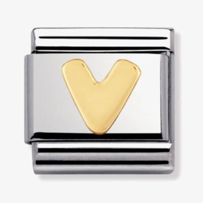 Nomination CLASSIC Gold Letters V Charm 030101/22