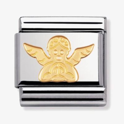Nomination CLASSIC Gold Spirituality Angel Charm 030105/04