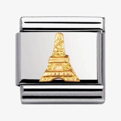 Nomination CLASSIC Gold Monuments Eiffel Tower Charm 030123/15