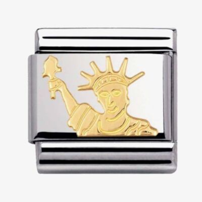 Nomination CLASSIC Gold Monuments Statue of Liberty Charm 030128/08