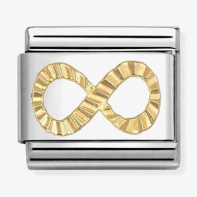 Nomination Classic Symbols Diamond Cut Infinity Charm 030149/66 *
