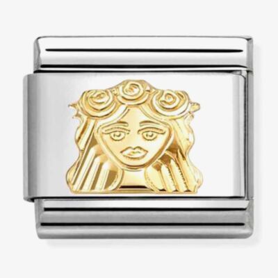Nomination Composable Classic Etched Starsign Virgo Charm 030167/06