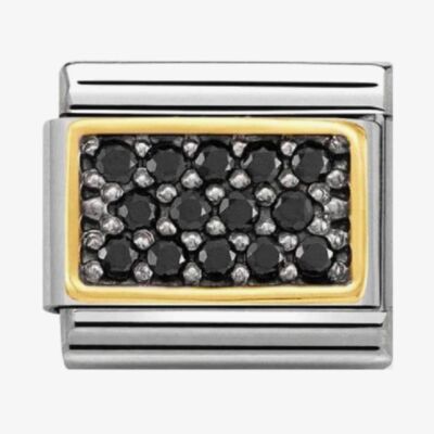 Nomination Classic Gold and Black 'Gemstones' Charm 030323/10