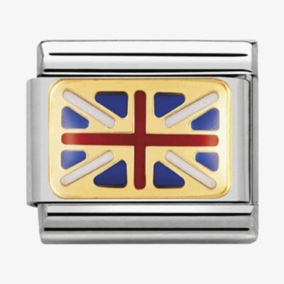 Nomination CLASSIC Gold Flags Great Britain Flag Charm 030234/06