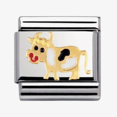 Nomination CLASSIC Gold Animals of Earth Cow Charm 030212/04