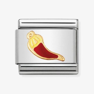 Nomination Classic Red Lucky Horn Charm 030205/24