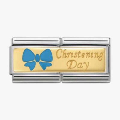 Nomination CLASSIC Gold Christening Day Double Charm 030720/05