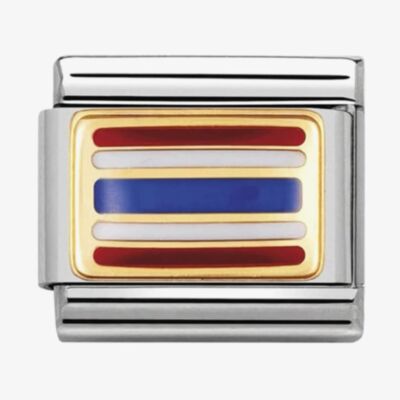 Nomination CLASSIC Gold Thailand Flag Charm 030236/10