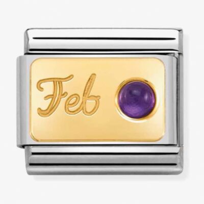 Nomination CLASSIC Composable February Amethyst Charm 030519/02