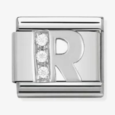 Nomination CLASSIC Silvershine Letter R Charm 330301/18