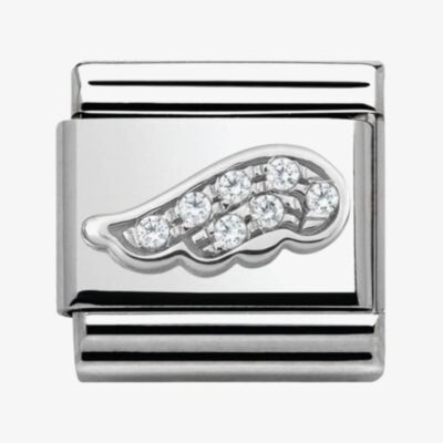 Nomination CLASSIC Silvershine Oxidised White Wing Charm 330304/16