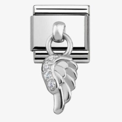 Nomination CLASSIC Silvershine Cubic Zirconia Wing Charm 331800/06