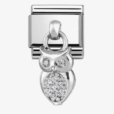 Nomination CLASSIC Silvershine Owl Charm 331800/12