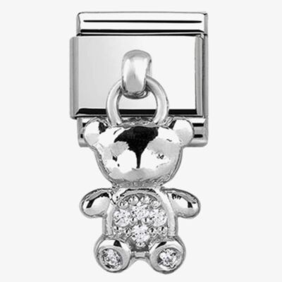 Nomination CLASSIC Silvershine Teddy Bear Charm 331800/23