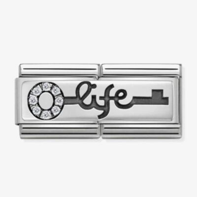 Nomination CLASSIC Silvershine Double Link Key of Life Charm 330731/04