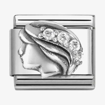 Nomination Silvershine Sterling Silver Cubic Zirconia Virgo Charm 330326/06