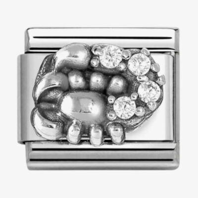 Nomination Silvershine Sterling Silver Cubic Zirconia Scorpio Charm 330326/08