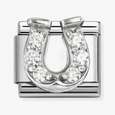 Nomination Classic Symbols Sparkling Horseshoe Charm 330304/51 *