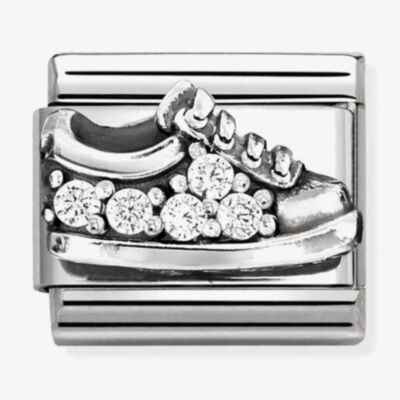 Nomination Classic Silver Cubic Zirconia Sneaker Charm 330327/17