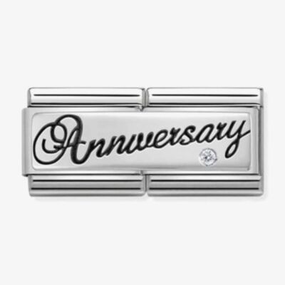 Nomination CLASSIC Silvershine Double Link Anniversary Charm 330730/03