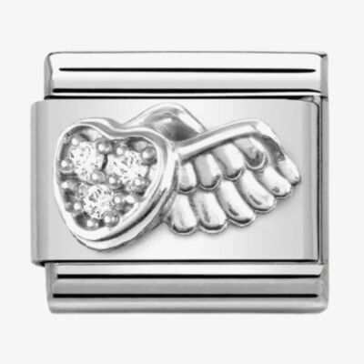 Nomination CLASSIC Composable Spirituality Wing Heart Charm 330304/42